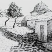 Apunte de Castalla | Tinta | José Cerezo