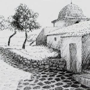 Apunte de Castalla | Tinta | José Cerezo