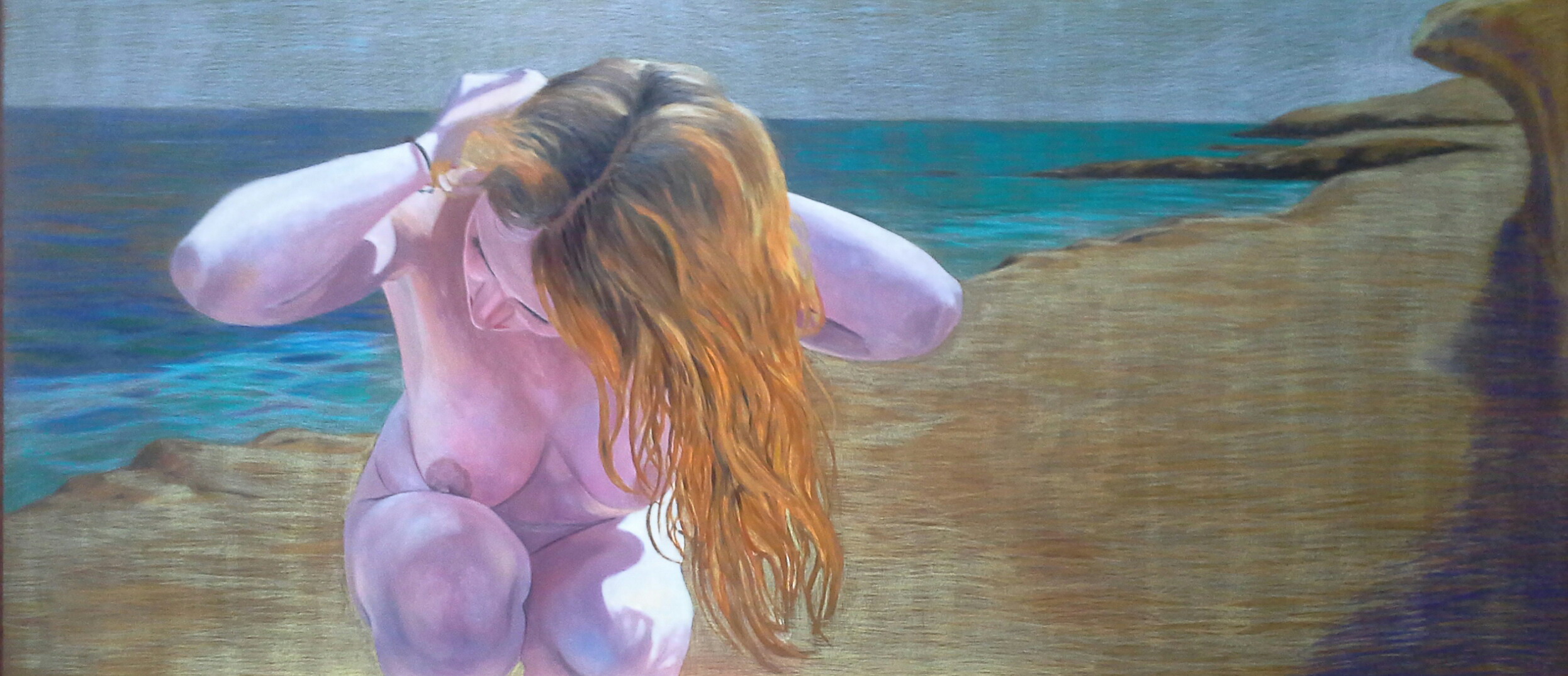 Cuadro, Día en el cabo II 54 x 122 cm.
