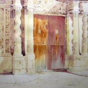 La luz del medio día cincelando Santa María