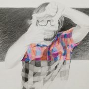 David Valero Grafito realizado por José Cerezo